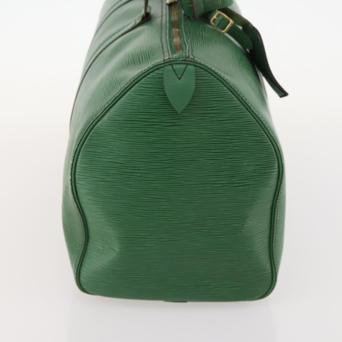 Louis Vuitton Keepall Bag Epi Leather Green Leather Travel Bag Bag (Authentic Pre-Loved)