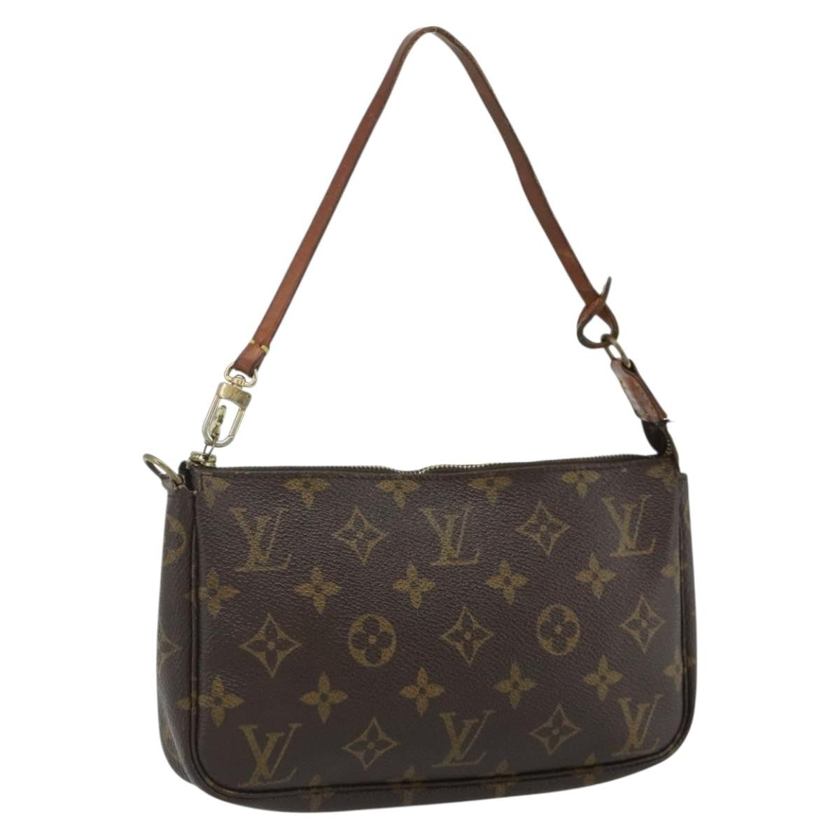 Louis Vuitton Pochette Accessoires Nm Monogram Canvas Brown Canvas Clutche & Pouche Bag (Authentic Pre-Loved)