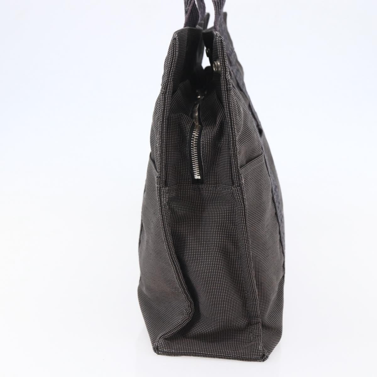 Hermes Fourre Tout Tote Canvas Gray Canvas Bag (Pre-Loved)