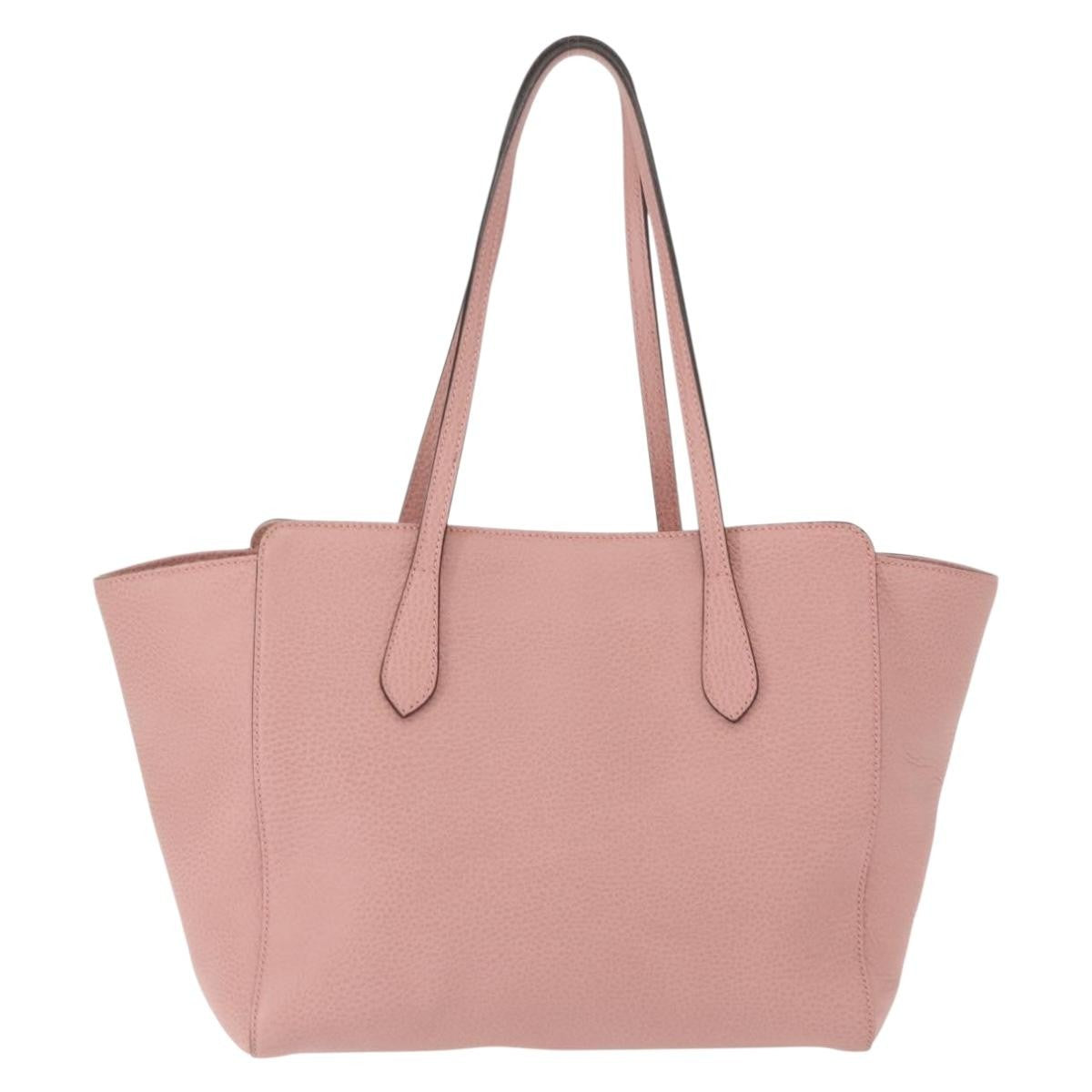 Gucci Gucci Swing Tote Leather Pink Leather Tote Bag Bag (Pre-Loved)