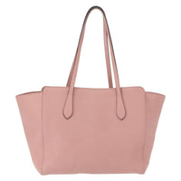 Gucci Gucci Swing Tote Leather Pink Leather Tote Bag Bag (Pre-Loved)