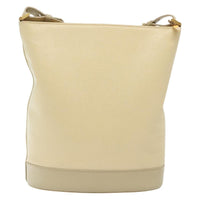 Burberry Shoulder Bag Leather Beige Leather Shoulder Bag Bag (Pre-Loved)