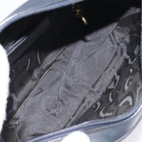 Salvatore Ferragamo Vala Shoulder Bag Leather Navy Leather Shoulder Bag Bag (Authentic Pre-Loved)