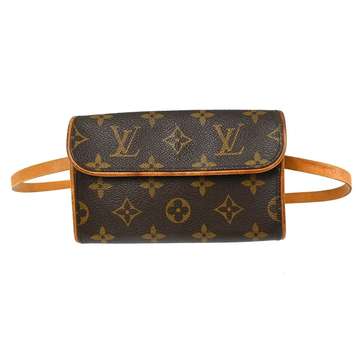 Louis Vuitton Louis Vuitton Florentine Waist Bag Monogram Canvas Brown Canvas Clutche & Pouche Bag (Authentic Pre-Loved)