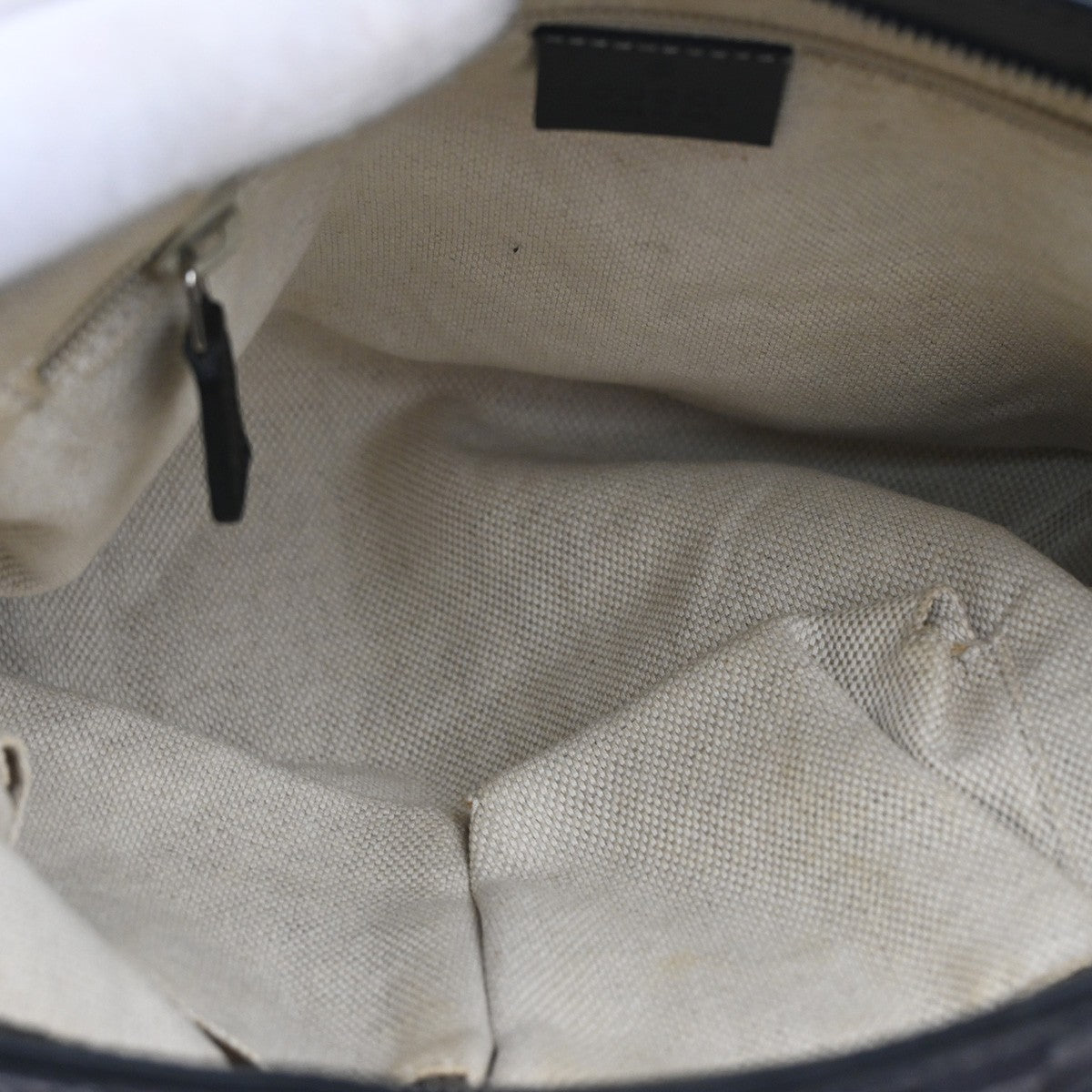 Gucci Original Messenger Gg Canvas Black Canvas Shoulder Bag Bag (Pre-Loved)