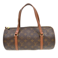 Louis Vuitton Papillon Handbag Monogram Canvas Brown Canvas Handbag (Pre-Loved)