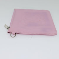 Chanel Cc Zip Clutch Leather Pink Leather Clutche & Pouche Bag (Authentic Pre-Loved)