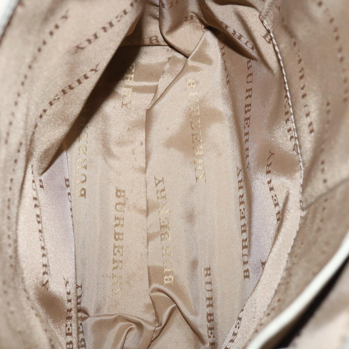 Burberry Nova Check Shoulder Bag Canvas Beige Canvas Shoulder Bag Bag (Authentic Pre-Loved)