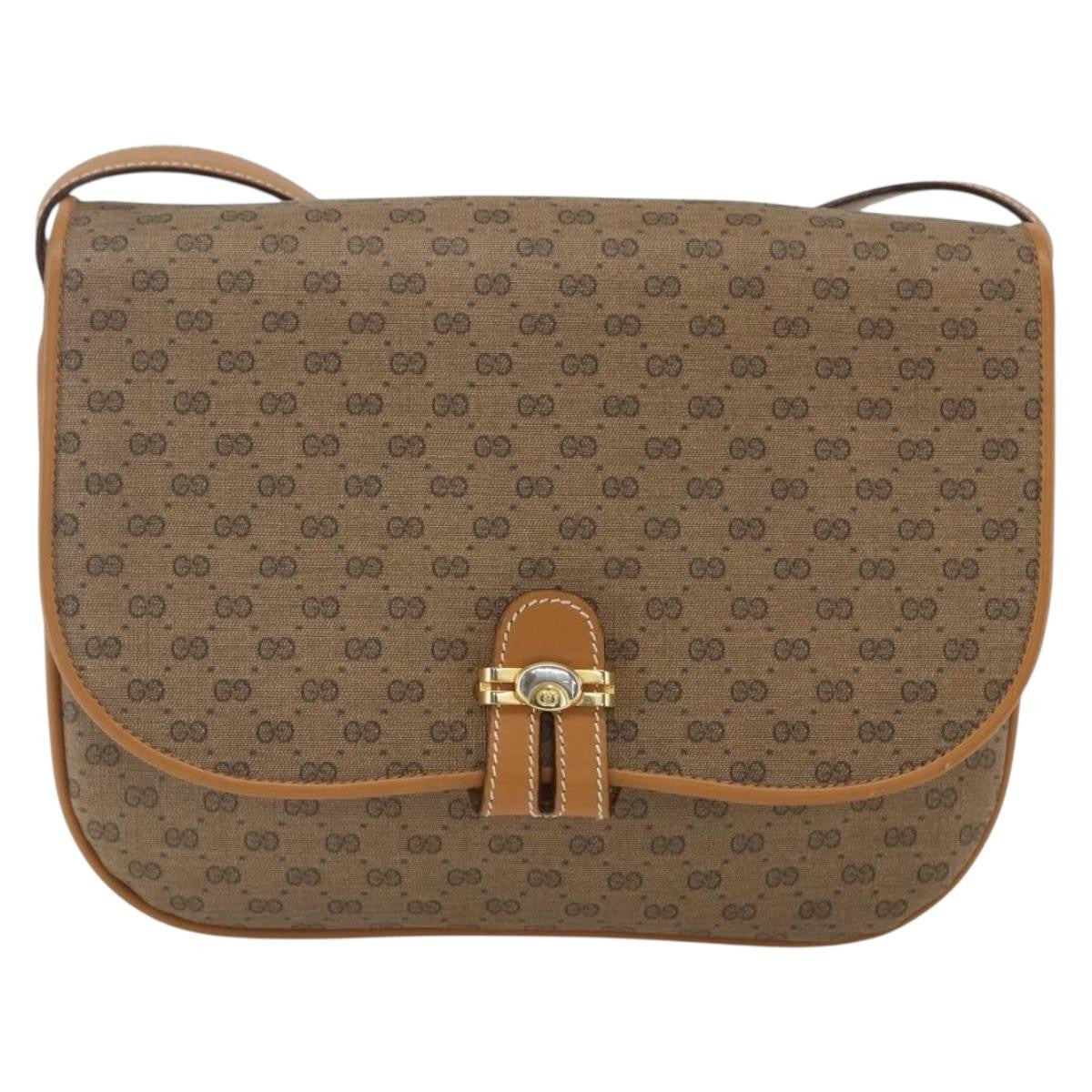 Gucci Micro Gg Supreme Shoulder Bag Gg Canvas Beige Canvas Shoulder Bag Bag (Pre-Loved)