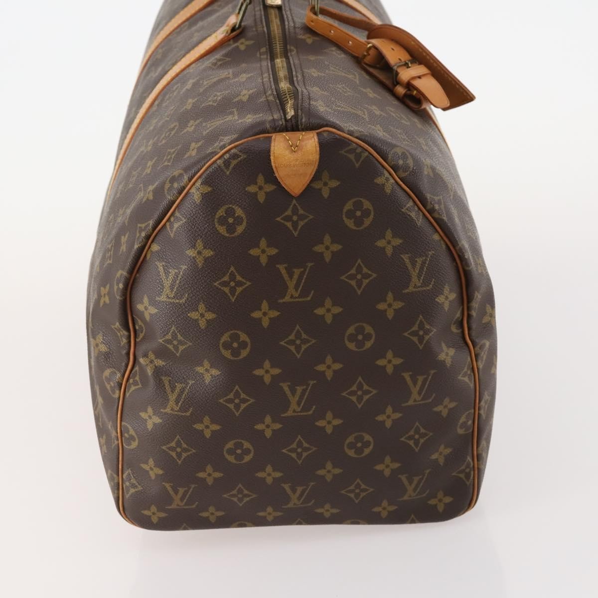 Louis Vuitton Keepall Bag Monogram Canvas Brown Canvas Travel Bag Bag (Authentic Pre-Loved)