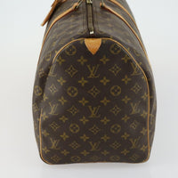 Louis Vuitton Louis Vuitton Keepall Bag Monogram Canvas Brown Canvas Travel Bag Bag (Pre-Loved)