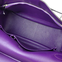Hermes Jypsiere Bag Clemence Purple Leather Shoulder Bag Bag (Authentic Pre-Loved)