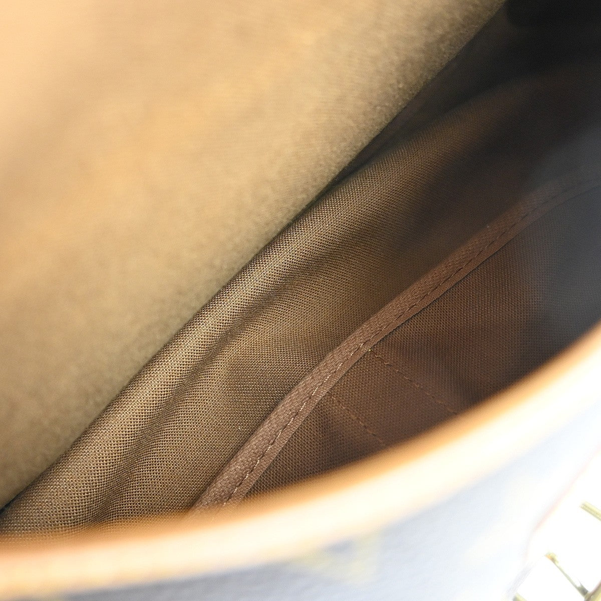 Louis Vuitton Saumur Handbag Monogram Canvas Brown Canvas Shoulder Bag Bag (Authentic Pre-Loved)