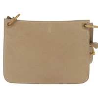 Prada Vintage Shoulder Bag Leather Beige Leather Shoulder Bag Bag (Authentic Pre-Loved)