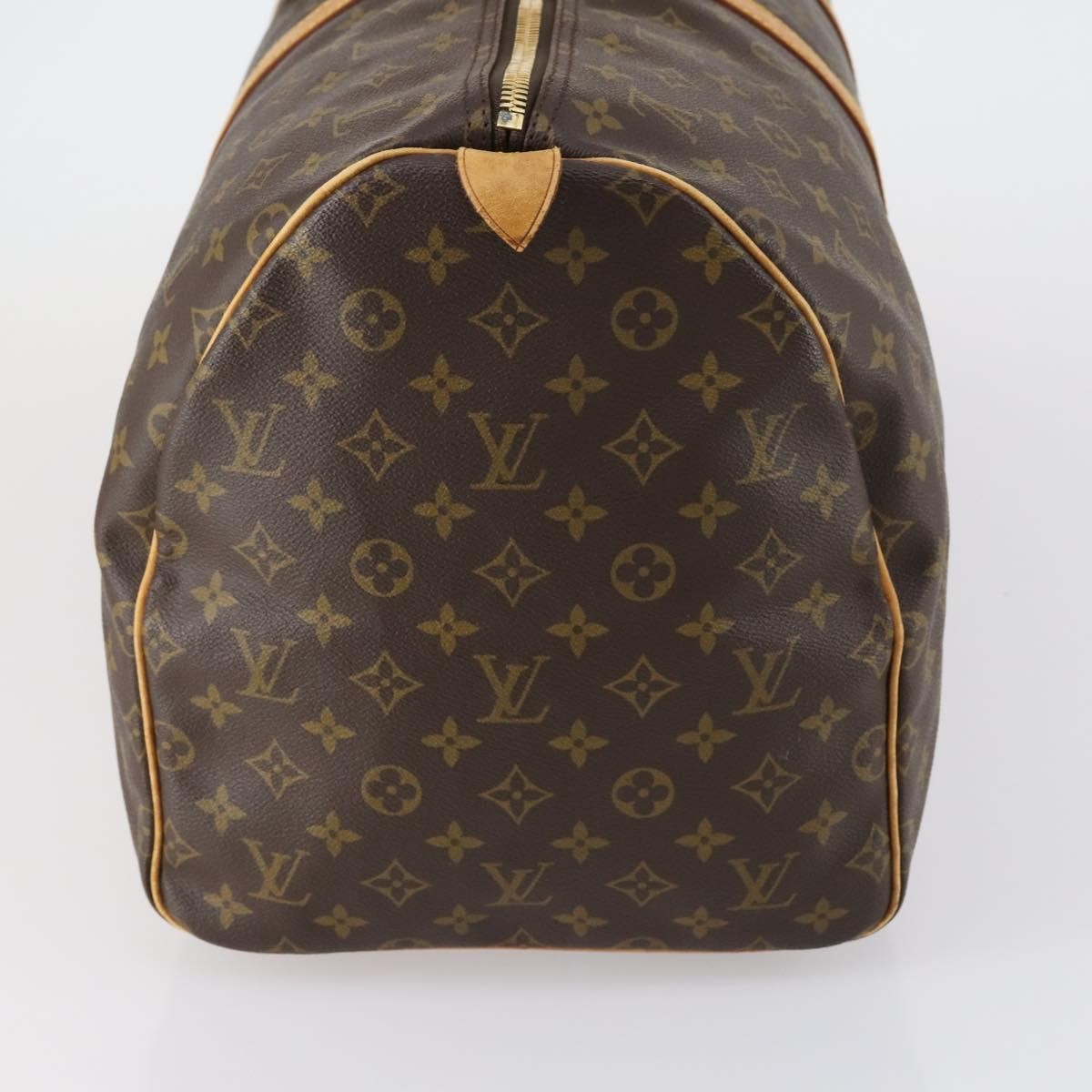 Louis Vuitton Keepall Bag Monogram Canvas Brown Canvas Travel Bag Bag (Pre-Loved)