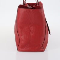 Gucci Swing Tote Leather Red Leather Bag (Pre-Loved)
