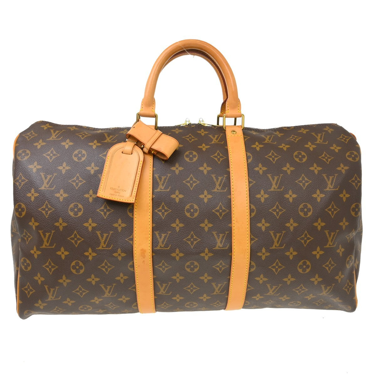 Louis Vuitton Louis Vuitton Keepall Bag Monogram Canvas Brown Canvas Travel Bag Bag (Authentic Pre-Loved)