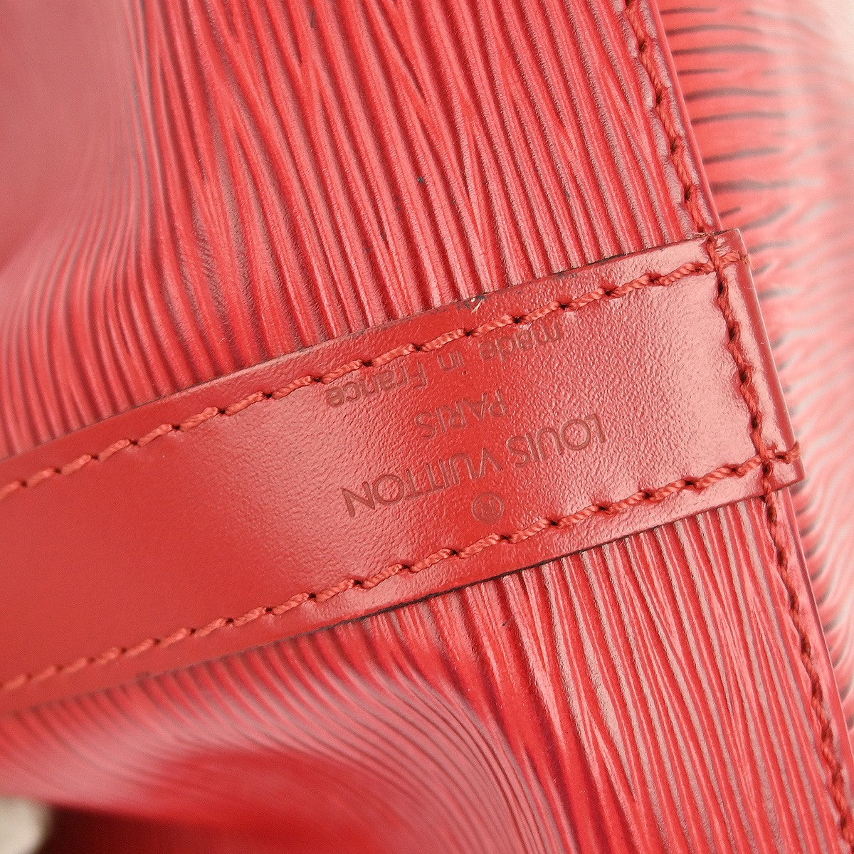 Louis Vuitton Noe Handbag Epi Leather Red Leather Shoulder Bag Bag (Pre-Loved)