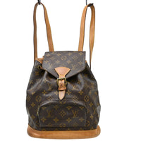 Louis Vuitton Louis Vuitton Vintage Montsouris Backpack Monogram Canvas Brown Canvas Backpack Bag (Pre-Loved)