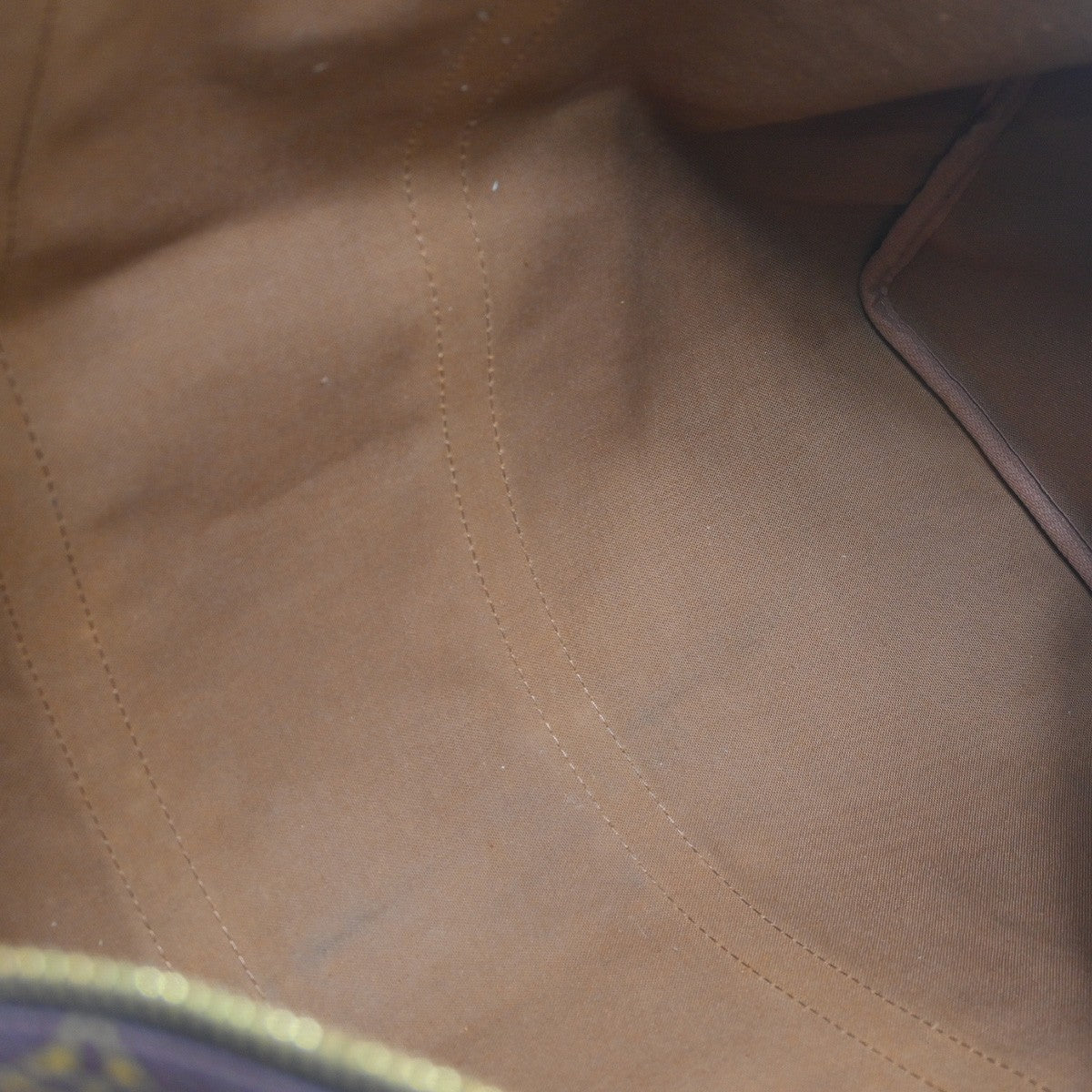 Louis Vuitton Keepall Bag Monogram Canvas Brown Canvas Travel Bag Bag (Pre-Loved)