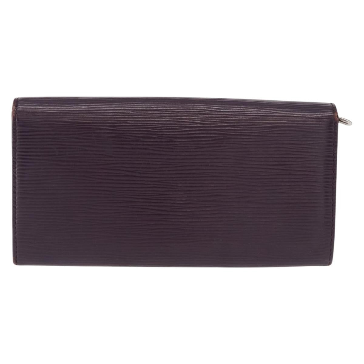 Louis Vuitton Vintage Sarah Wallet Epi Leather Purple Leather Wallets Accessory (Authentic Pre-Loved)