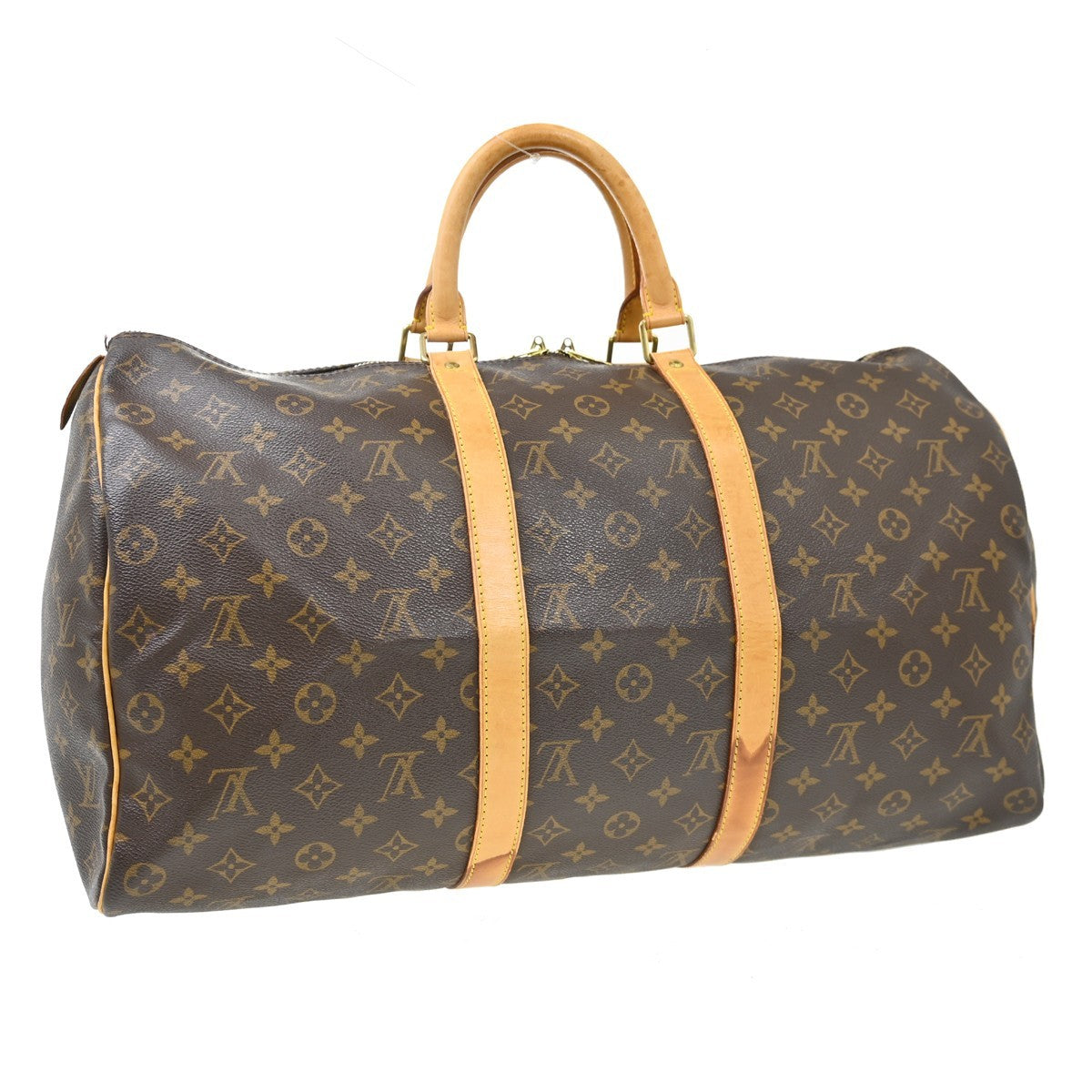 Louis Vuitton Louis Vuitton Keepall Bag Monogram Canvas Brown Canvas Travel Bag Bag (Pre-Loved)
