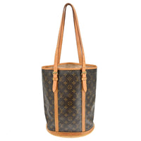 Louis Vuitton Louis Vuitton Bucket Bag Monogram Canvas Brown Canvas Tote Bag Bag (Pre-Loved)
