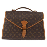 Louis Vuitton Beverly Briefcase Monogram Canvas Brown Canvas Briefcase Bag (Authentic Pre-Loved)