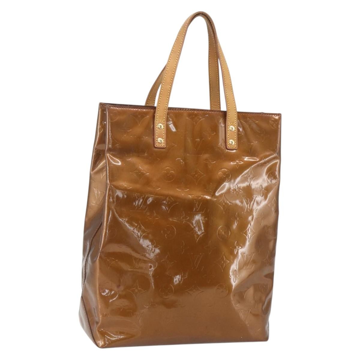 Louis Vuitton Reade Handbag Monogram Vernis Brown Patent_Leather Handbag (Authentic Pre-Loved)