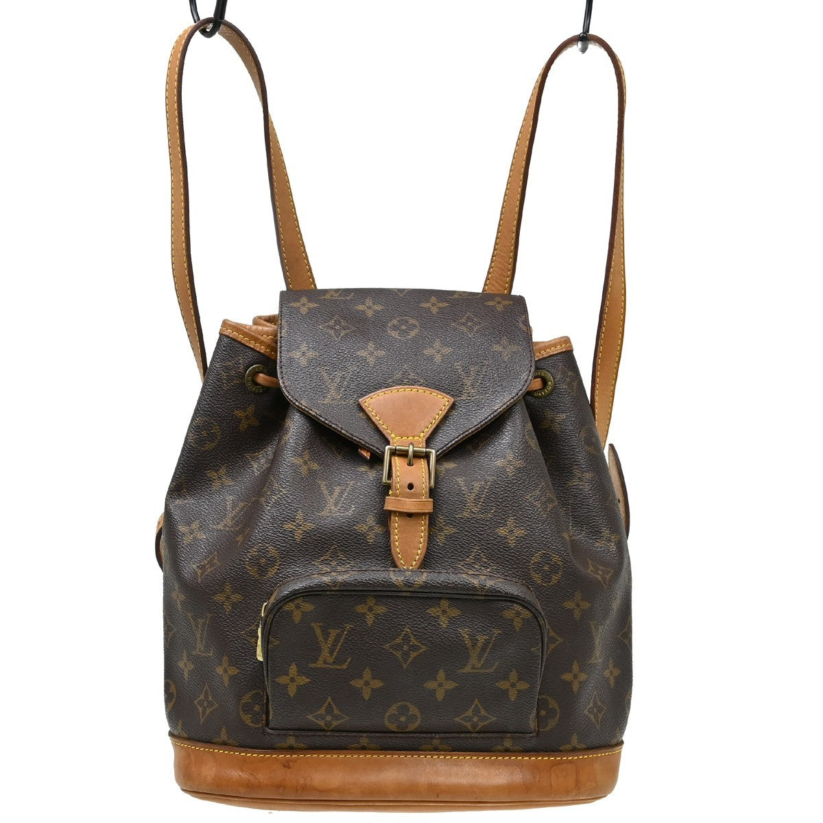 Louis Vuitton Vintage Montsouris Backpack Monogram Canvas Brown Canvas Backpack Bag (Pre-Loved)