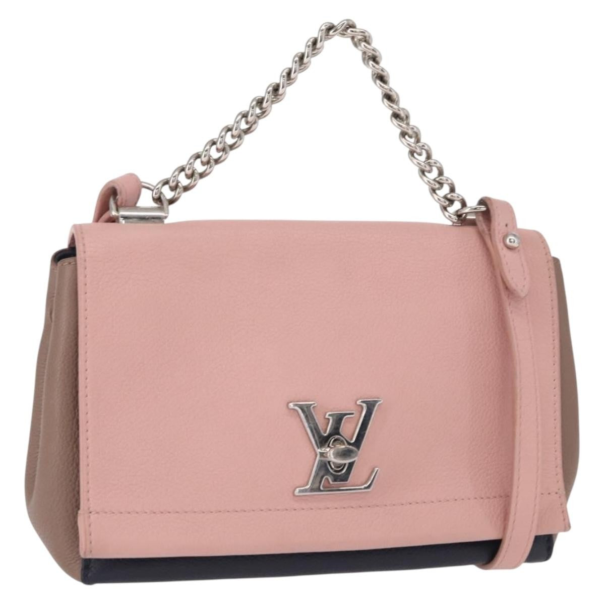 Louis Vuitton Lockme Ii Handbag Leather Pink Leather Shoulder Bag Bag (Authentic Pre-Loved)