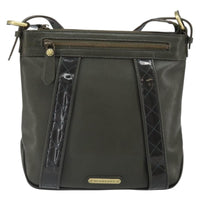 Burberry Vintage Shoulder Bag Leather Khaki Leather Shoulder Bag Bag (Authentic Pre-Loved)