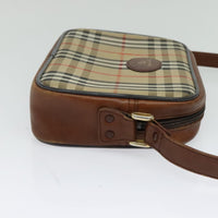 Burberry Camera Bag Vintage Check Canvas Beige Canvas Shoulder Bag Bag (Authentic Pre-Loved)
