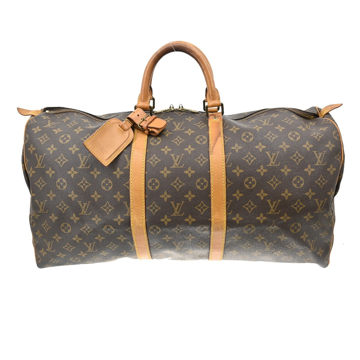 Louis Vuitton Louis Vuitton Keepall Bag Monogram Canvas Brown Canvas Travel Bag Bag (Authentic Pre-Loved)