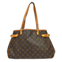 Louis Vuitton Batignolles Handbag Monogram Canvas Brown Canvas Shoulder Bag Bag (Pre-Loved)