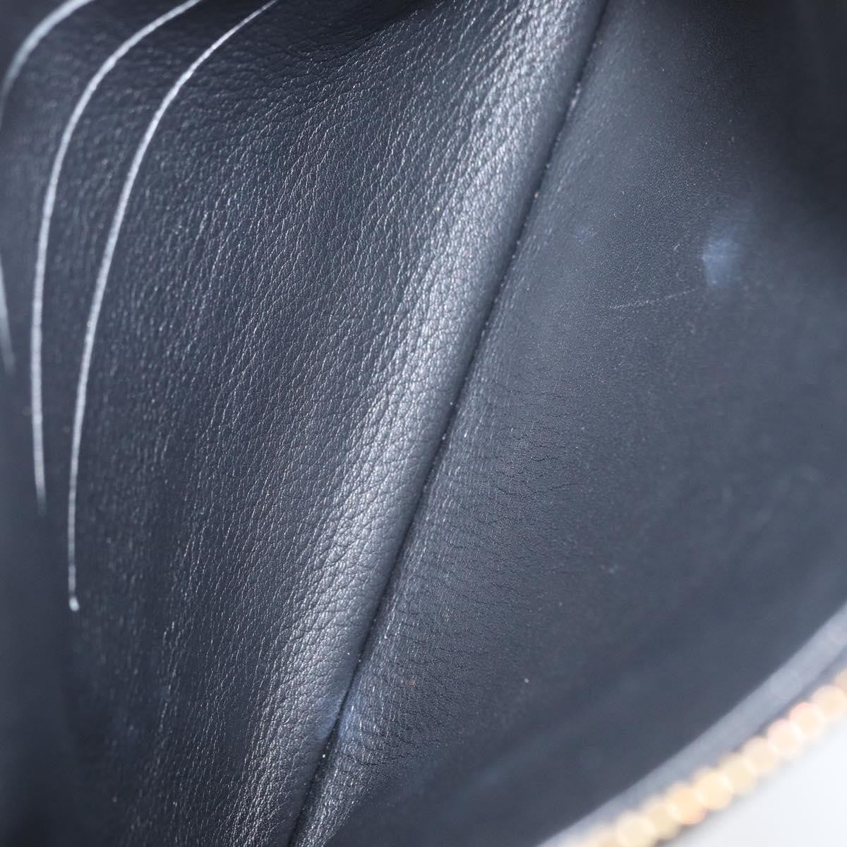 Louis Vuitton Selene Pochette Mahina Leather Black Leather Clutche & Pouche Bag (Pre-Loved)