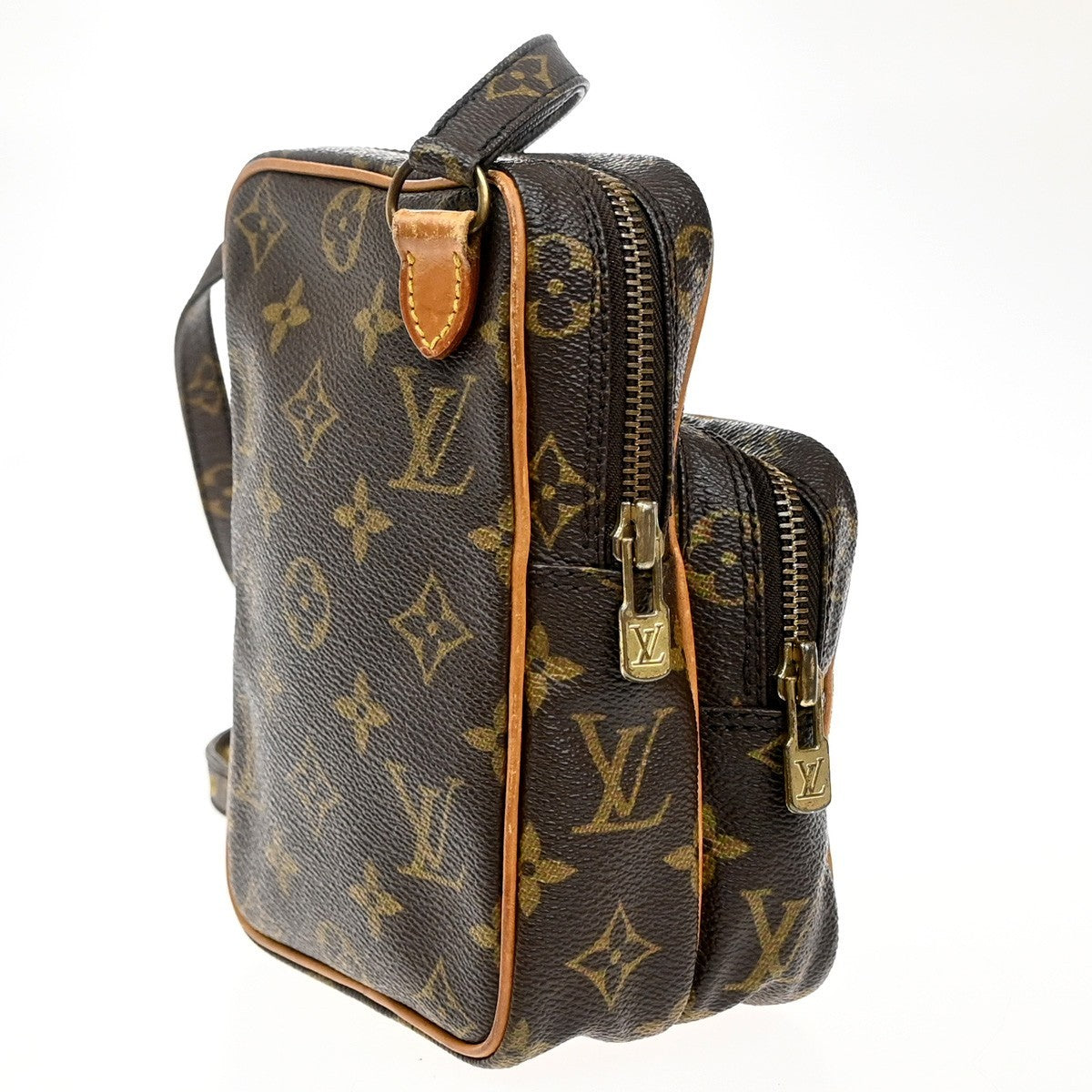 Louis Vuitton Amazone Bag Monogram Canvas Brown Canvas Shoulder Bag Bag (Pre-Loved)