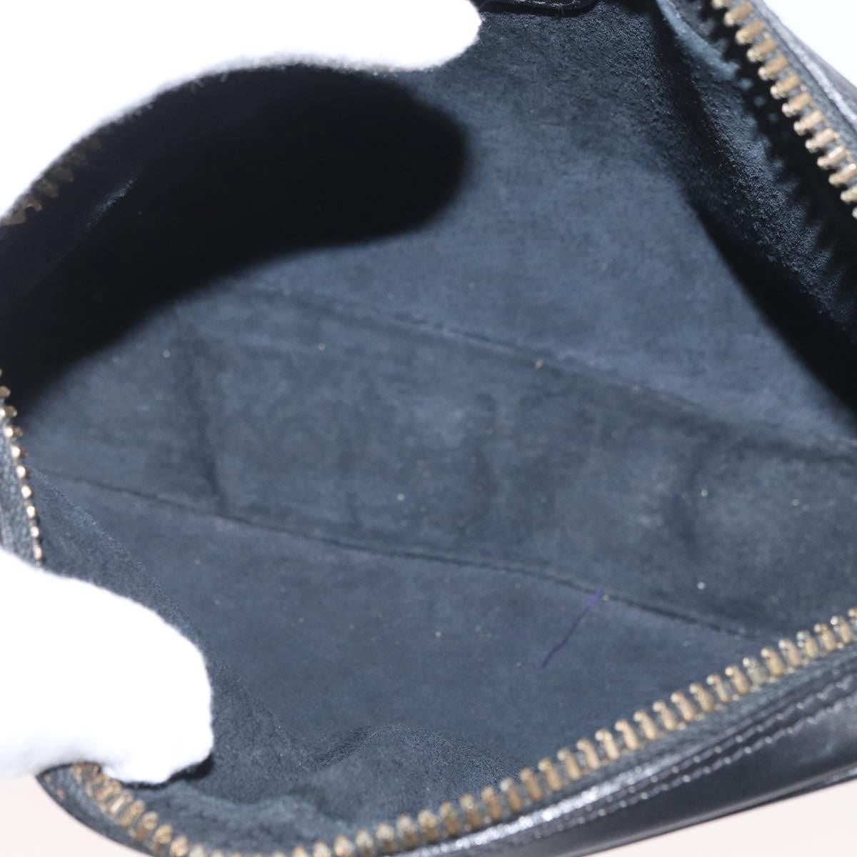 Gucci Vintage Clutch Bag Leather Black Leather Clutche & Pouche Bag (Authentic Pre-Loved)