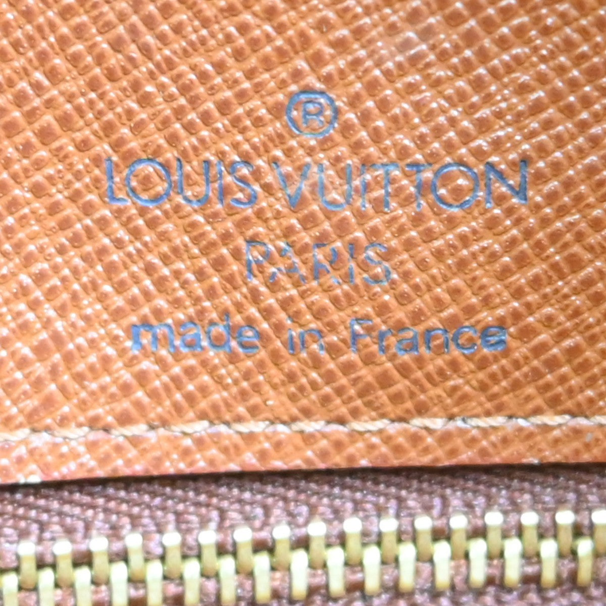 Louis Vuitton Boulogne Handbag Monogram Canvas Brown Canvas Shoulder Bag Bag (Pre-Loved)