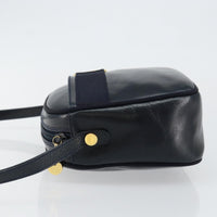 Salvatore Ferragamo Vala Shoulder Bag Leather Navy Leather Shoulder Bag Bag (Authentic Pre-Loved)