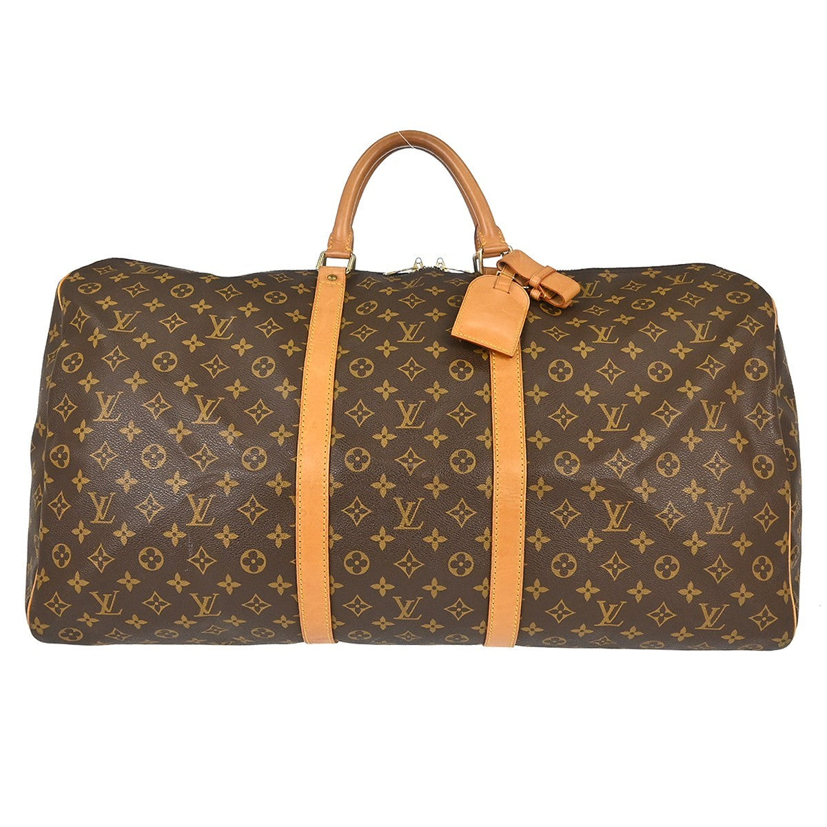 Louis Vuitton Louis Vuitton Keepall Bag Monogram Canvas Brown Canvas Travel Bag Bag (Pre-Loved)
