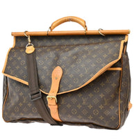 Louis Vuitton Louis Vuitton Sac Chasse Hunting Bag Monogram Canvas Brown Canvas Travel Bag Bag (Authentic Pre-Loved)