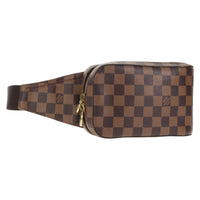 Louis Vuitton Geronimos Waist Bag Damier Brown Canvas Shoulder Bag Bag (Authentic Pre-Loved)