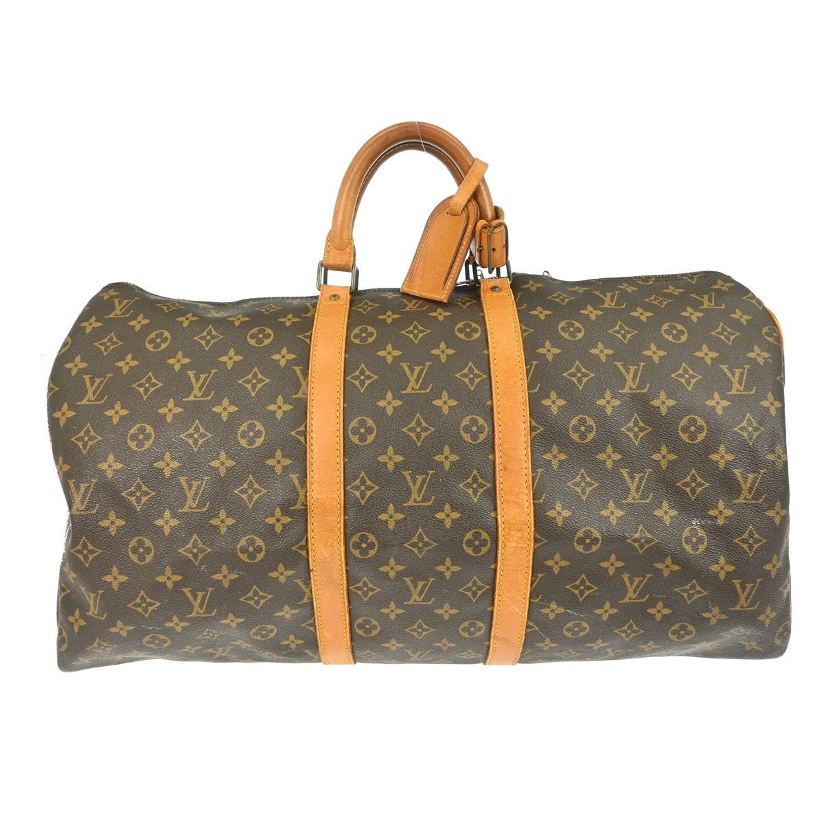 Louis Vuitton Louis Vuitton Keepall Bag Monogram Canvas Brown Canvas Travel Bag Bag (Pre-Loved)