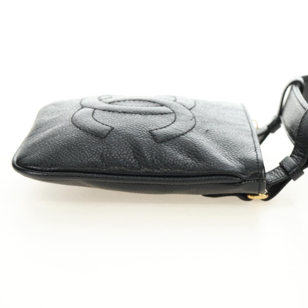 Chanel Chanel Vintage Timeless Belt Bag Caviar Black Leather Clutche & Pouche Bag (Authentic Pre-Loved)