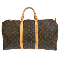 Louis Vuitton Louis Vuitton Keepall Bag Monogram Canvas Brown Canvas Travel Bag Bag (Authentic Pre-Loved)