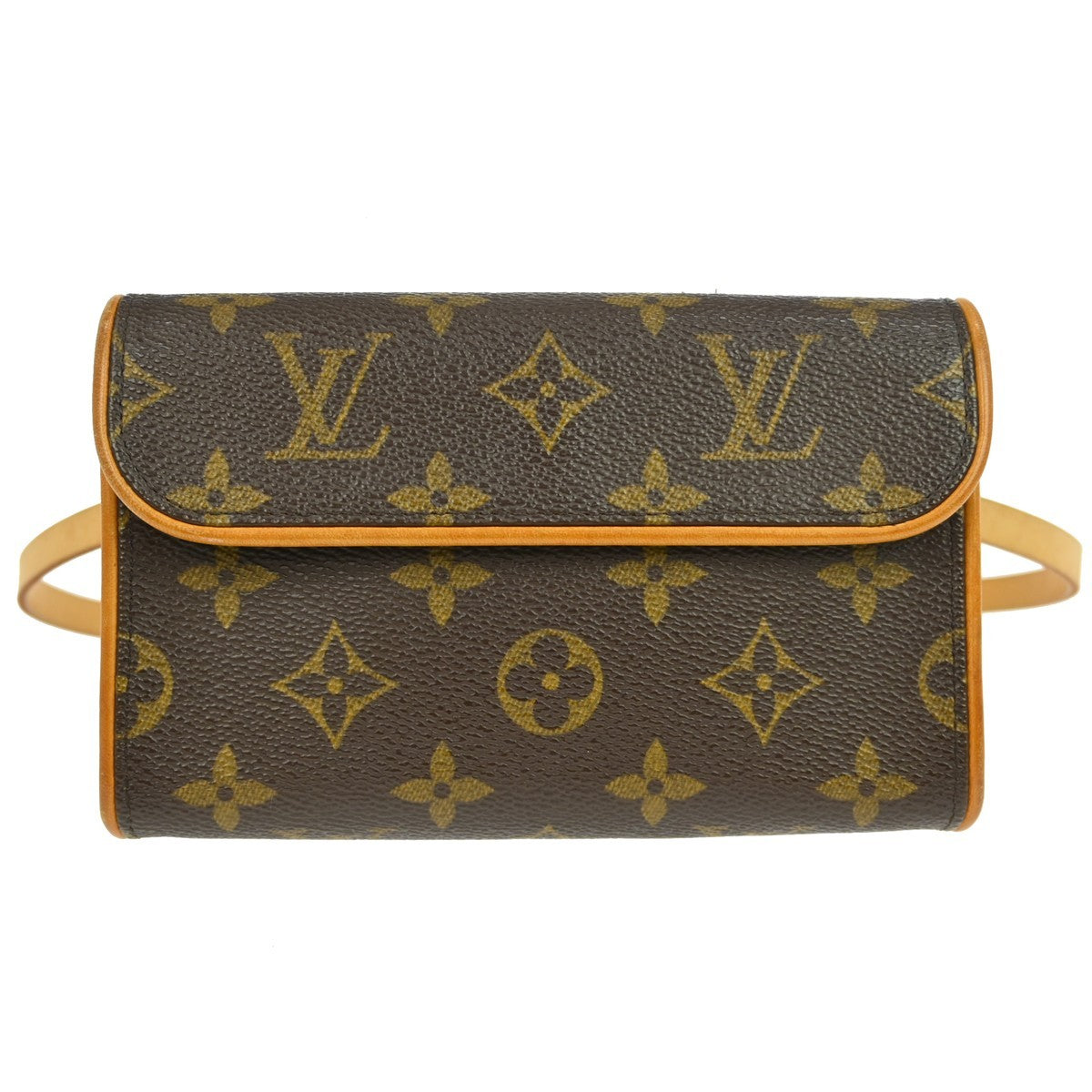 Louis Vuitton Louis Vuitton Florentine Waist Bag Monogram Canvas Brown Canvas Clutche & Pouche Bag (Pre-Loved)