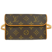 Louis Vuitton Louis Vuitton Florentine Waist Bag Monogram Canvas Brown Canvas Clutche & Pouche Bag (Pre-Loved)
