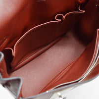 Hermes Jypsiere Bag Swift Burgundy Leather Shoulder Bag Bag (Authentic Pre-Loved)