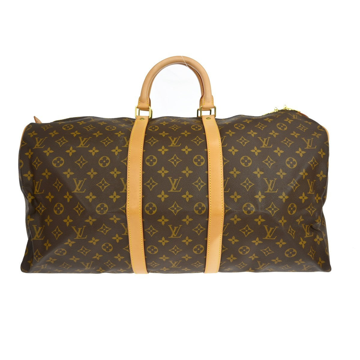 Louis Vuitton Louis Vuitton Keepall Bag Monogram Canvas Brown Canvas Travel Bag Bag (Pre-Loved)